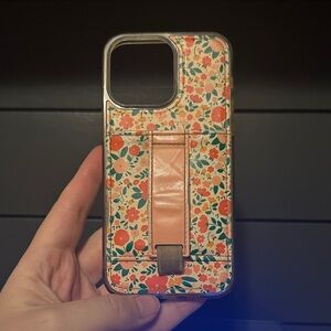 Floral Pattern Phone Case with Stand